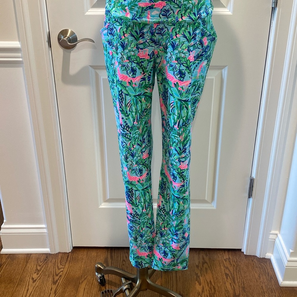 Lilly Pulitzer Par Fection Blue Horizon Corso Pants Sz 4